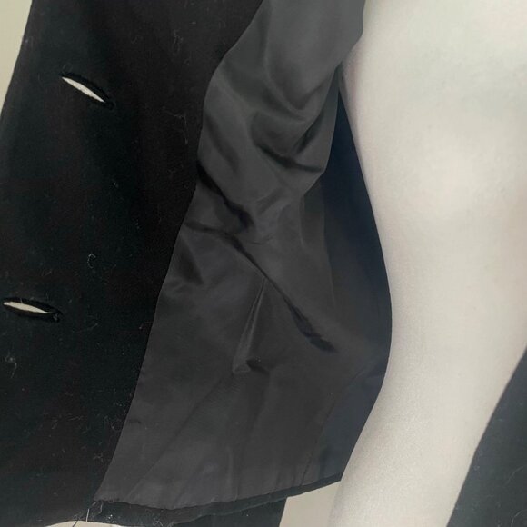 Vintage 60s Jr. Scene By Glenhaven Cropped Wool Jacket With Mink Fur Detail - Picture 9 of 11